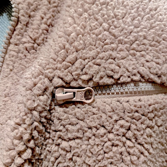 Fila Mauve Pink Sherpa Jacket - Picture 7 of 7